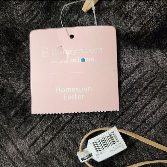 NWT 6ft Spring Easter Bunny Carrots Fabric Home Decor Garland - Picture 4 of 6